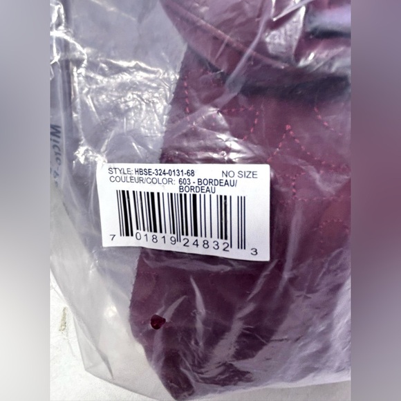 Sam Edelman Ethyl Top Zip E/W Tote. Bordeau. - Picture 14 of 16